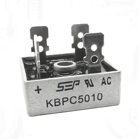 Мост однополюсный диодный KBPC5010, 50 А, 1000 В в металлическом корпусе Киев
