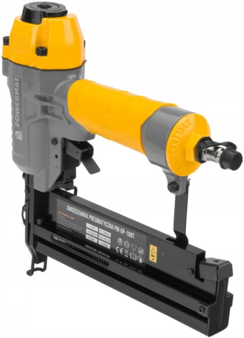 Пневмостеплер Powermat + набір скоб 750шт та цвяхів 1000шт (Польща) Київ - фото 3
