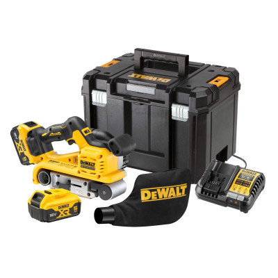 Шліфувальна машина DeWALT XR Li-Ion 18 В 2x5Ah, 198-320 м/хв, стрічка 75х533 мм (DCW220P2) Вінниця - фото 3