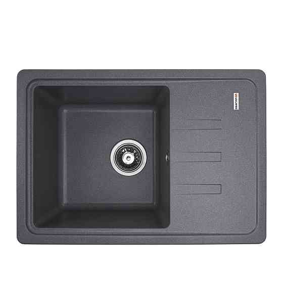 VALESO Гранітна мийка для кухні VALESO LIANA 6243 матова Сірий мусон Коломия