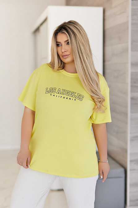 Футболка жіноча вільного крою LaLaLand Батал Київ - фото 6