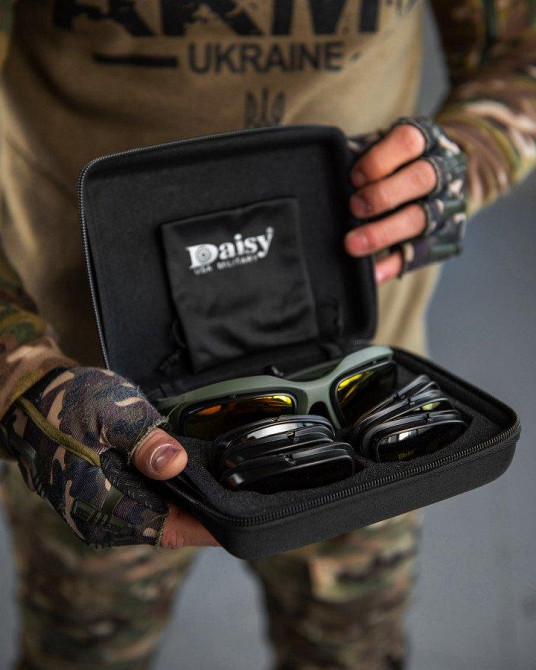 Тактические очки Daisy С5 oliva РТ6263 Одеса - фото 8