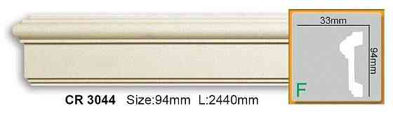 Молдинг полиуретановый гладкий Gaudi Decor CR 3044 Flexi Днепр