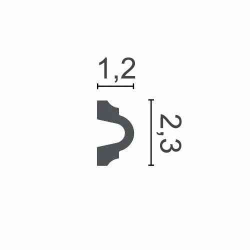 Угловой элемент полиуретановый Grand Decor HCR 516-1 Днепр