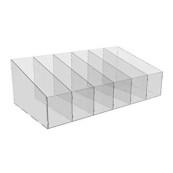 Диспенсер EKOSTAR для конфет, снеков, орехов, сухофруктов 6 ячеек Киев