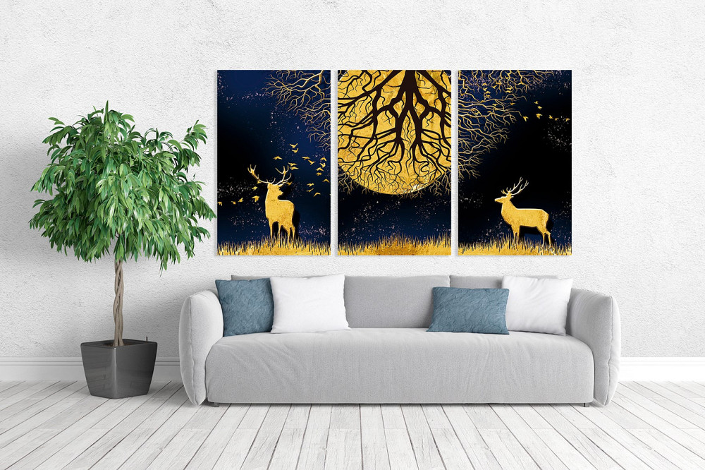 Модульная картина в гостиную / спальню Природа  Лісу   ART-126_3A 100х150 см Киев - изображение 2