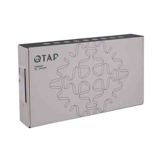 Змішувач для раковини Qtap Vlasta New QTVLA269GMB45653 (k35), одноважільний, високий, Gunmetal Black PVD Харків