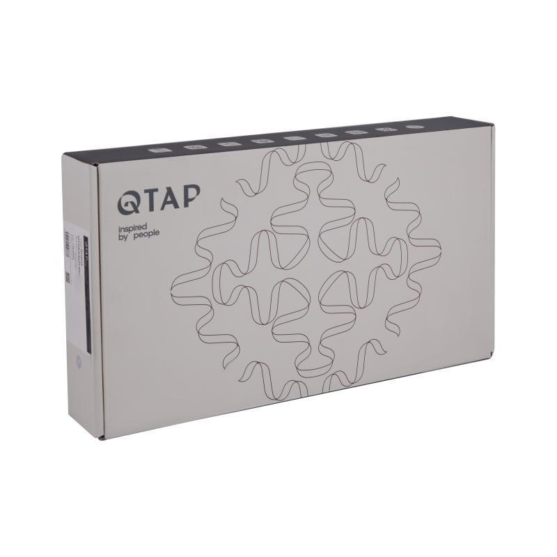 Змішувач для раковини Qtap Vlasta New QTVLA269GMB45653 (k35), одноважільний, високий, Gunmetal Black PVD Харків - фото 5