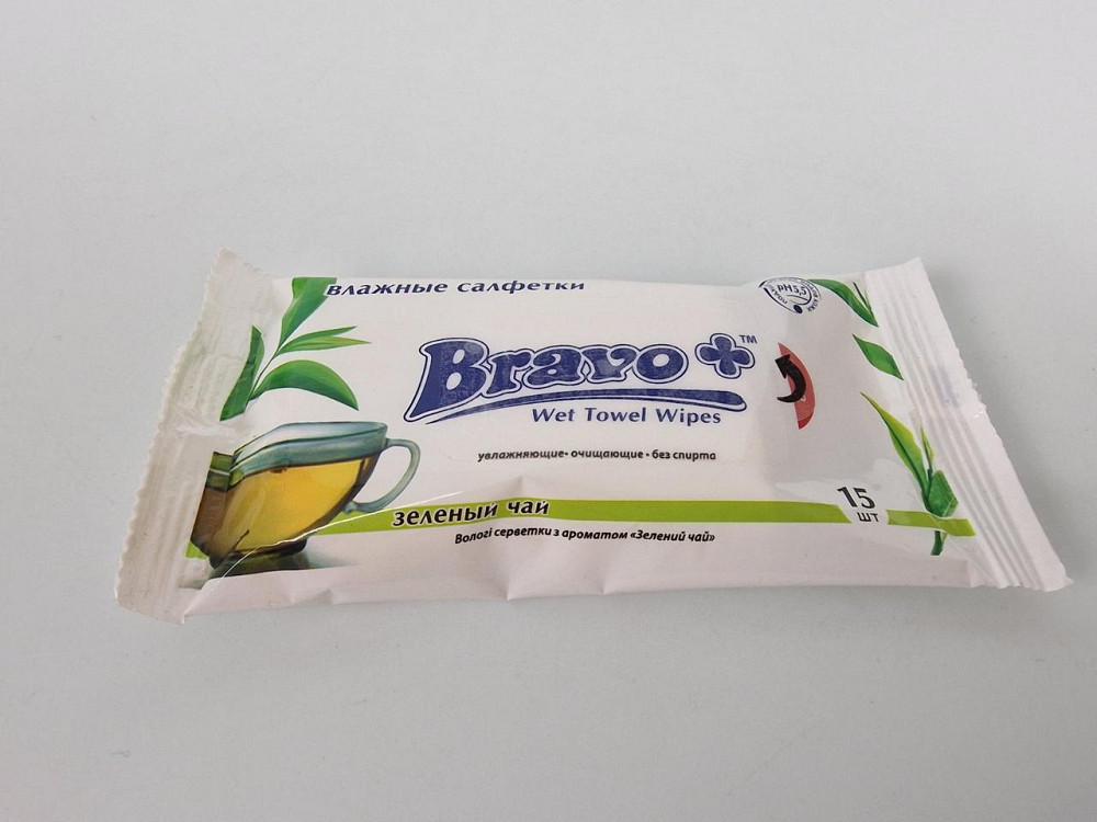 Влажная салфетка  15 шт 
