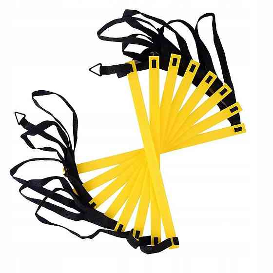 Координаційні сходи для тренування швидкості Power System PS-4087 Agility Speed Ladder Black/Yellow Каменское