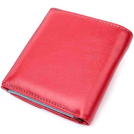 Женский кошелек среднего размера из натуральной кожи ST Leather 19496 Красный Киев