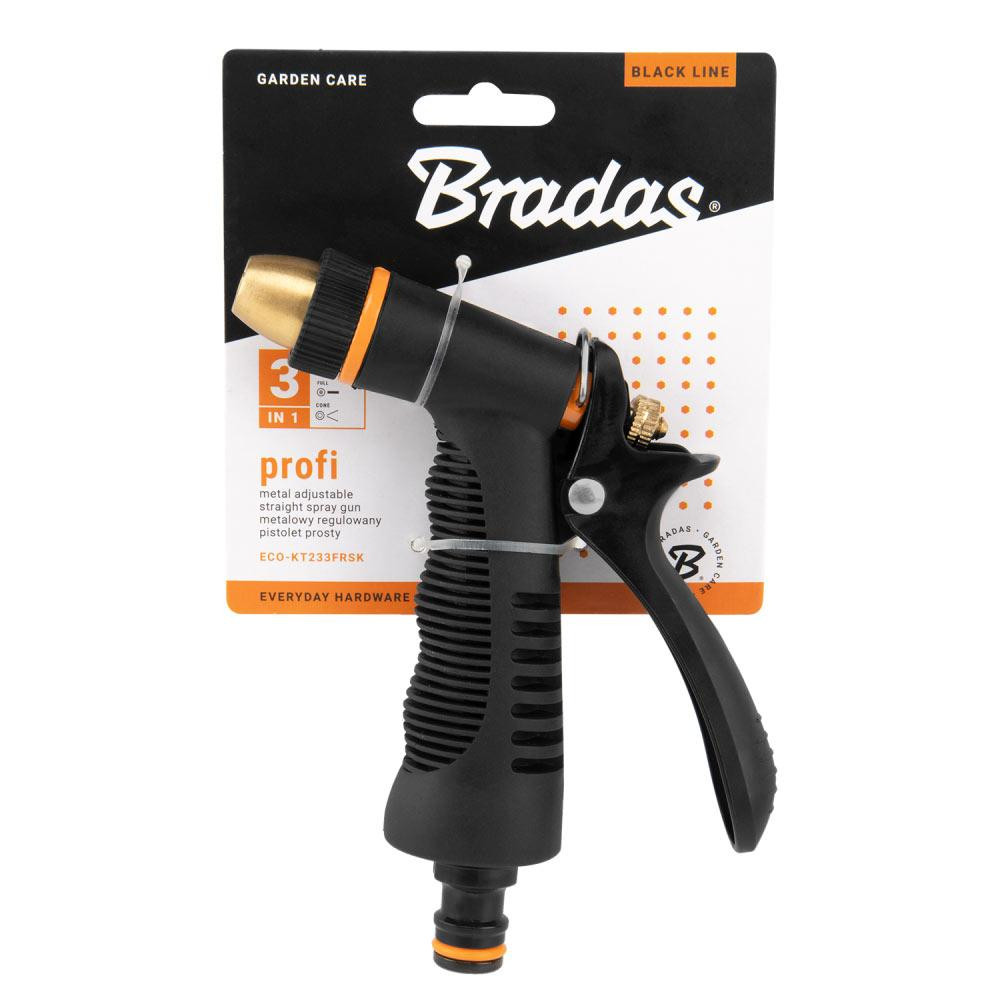 Пистолет для полива металлический регулируемый прямой, BLACK LINE, PROFI, 3в1, ECO-KT233FRSK Киев - изображение 3