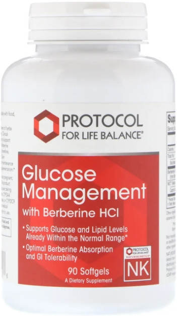 Регулювання рівня глюкози (з берберином) Protocol for Life Balance Glucose Management 90 капс Київ - фото 1