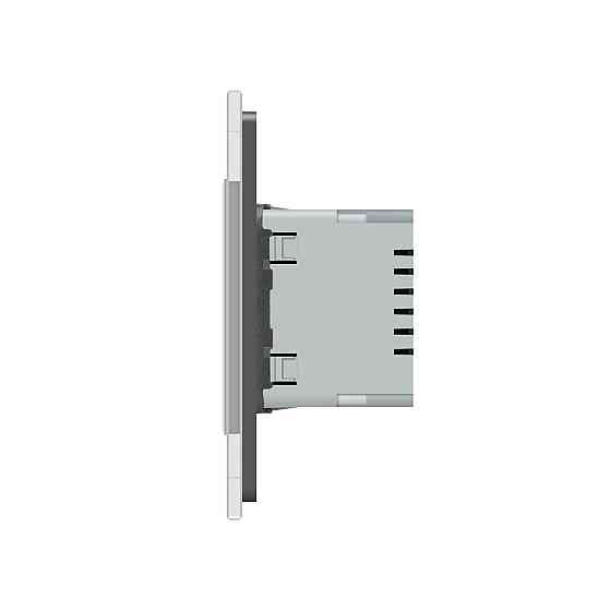 Світильник для сходів підлоги сірий, скло, 2700K, 220В, 0.35Вт Livolo (VL-C7FCL1-2IP) Коломия