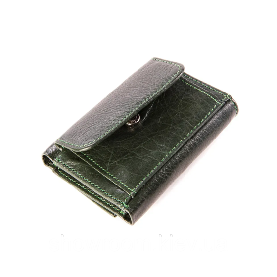 Зеленый женский маленький кошелек (4401) Киев