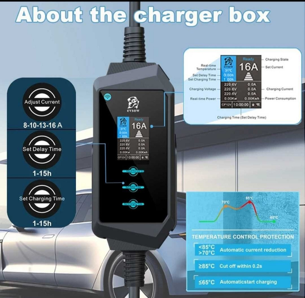Зарядка Зарядний пристрій до електрокара электромобиля Киев - изображение 8
