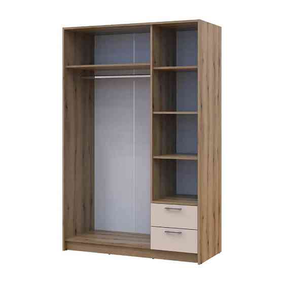 Шкаф для одежды Doros Ронди Дуб Артизан/Кашемир 3ДСП 121х52х195 DRS-011661 (80737815) Львов