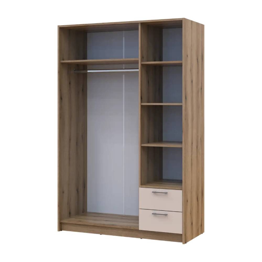 Шкаф для одежды Doros Ронди Дуб Артизан/Кашемир 3ДСП 121х52х195 DRS-011661 (80737815) Львов - изображение 3