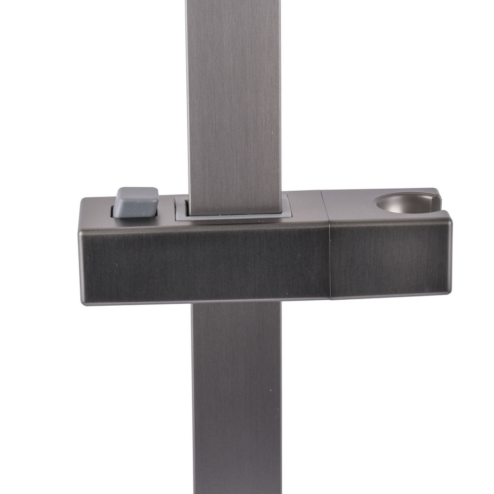 Душевая стойка GLOBVS-1108-GP -Квадрат,ГРАФИТ, с нерж.стали SUS304, L-650мм, в коробке (000027590) Киев - изображение 10