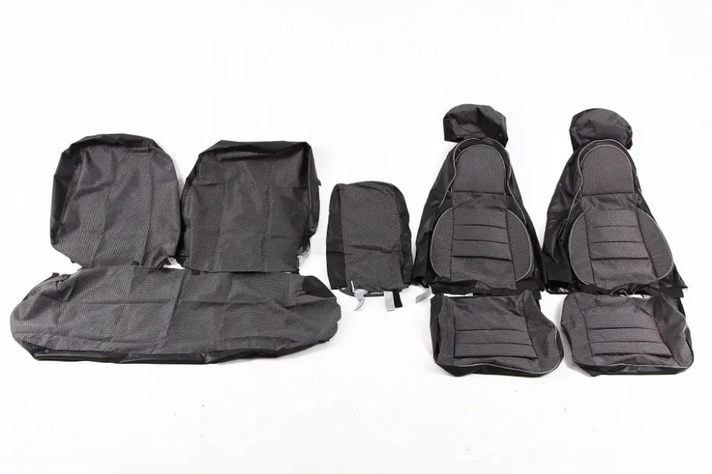 Чехлы на сидушки  Aveo Avto-fortuna Пилот с паралоном черные Винница - изображение 1