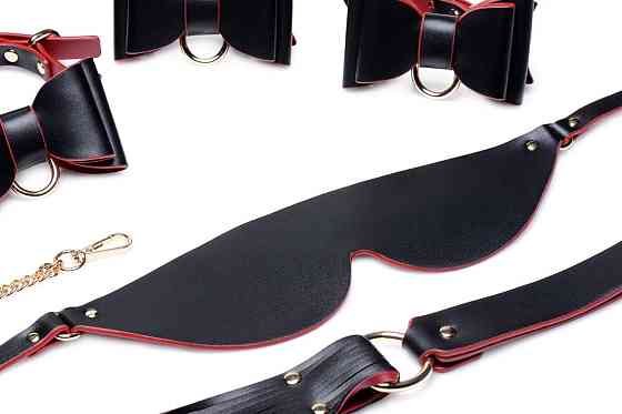 Набір БДСМ з дорожньою сумкою Master Series: Bow — Luxury BDSM Set With Travel Bag, 11 предметів Sex Aura Київ