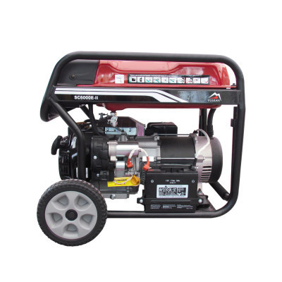 Генератор Vulkan SC6000E-II 1ф 5,0kW, ел.старт, бак-25л, колеса (SC6000E-II) Вінниця - фото 2