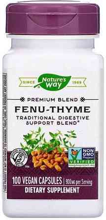 Пажитник и темьян Nature's Way Fenu-Thyme 900 мг 100 кап Киев