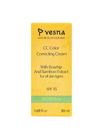 СС Крем для корекції тону шкіри обличчя Vesna 50 мл Київ