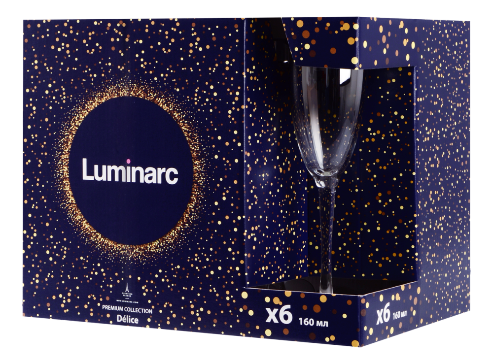 Набор бокалов Luminarc Delice Mist, 6х160 мл (6995349) Киев - изображение 4