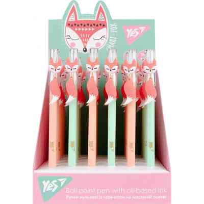 Ручка кулькова Yes Smart fox 0,7 мм синя (412009) Вінниця