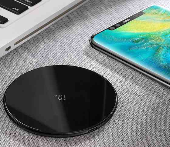 Бездротовий зарядний пристрій Baseus Simple Wireless Charger CCALL-CJK01 (Чорний) Миколаїв