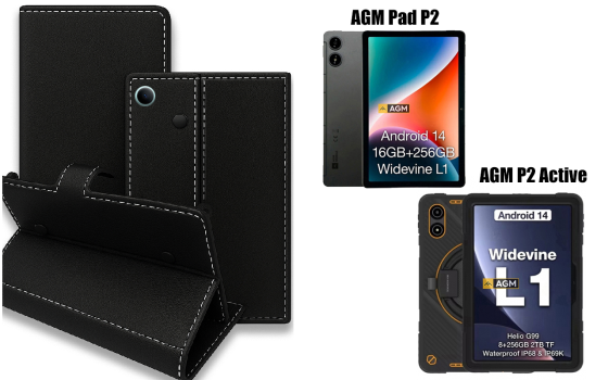 Книга-трансформер для планшета Agm Pad P2, P2 Active, цвет Black Киев