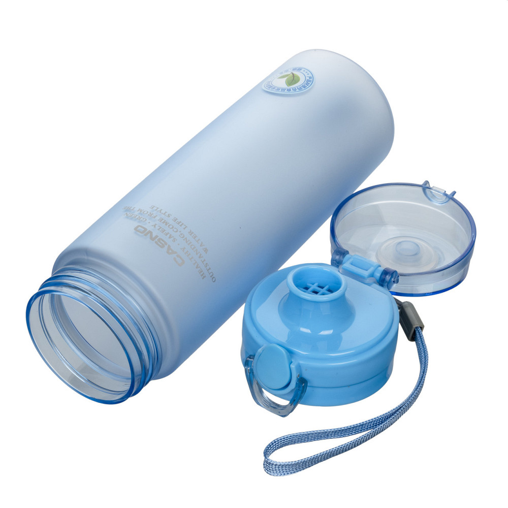 Пляшка для води CASNO 650 мл KXN-1157 Блакитна Луцьк - фото 3