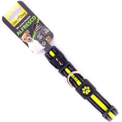 Ошейник для животных GimDog Alfresco неопрен 28-40 см/20 мм желтый (8009632059440) Винница