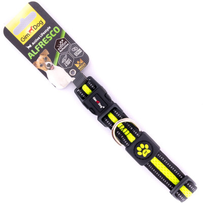 Нашийник для тварин GimDog Alfresco неопрен 28-40 см/20 мм жовтий (8009632059440) Вінниця - фото 1