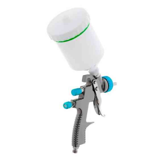 Краскопульт пневматичний LVLP BLUE INTERTOOL PT-0134 : 200 л/хв, діаметр форсунки 1.4мм, 600 мл бачок Київ