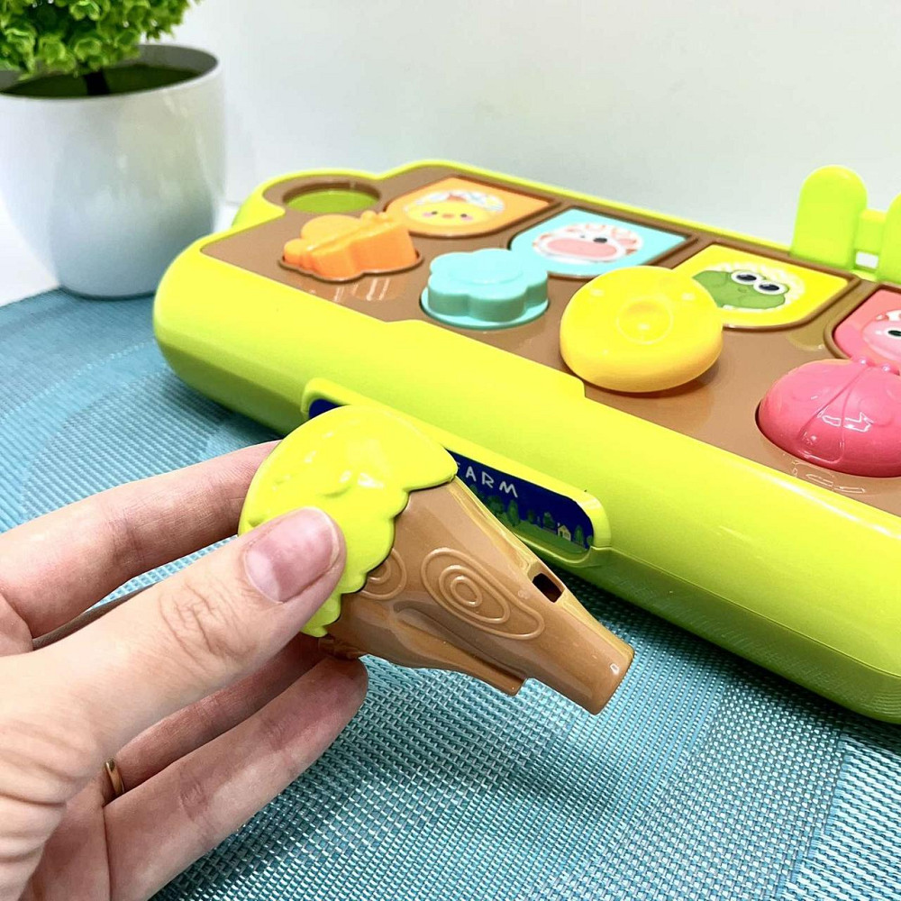 Розвиваюча гра Весела ферма 4 кнопки 4 тварини свисток (YL 369) Чернігів - фото 6