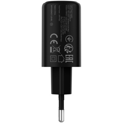 Зарядний пристрій Canyon OnCharge 200 20W 1xPD EU Black (CNE-CHA200-11) Вінниця - фото 4