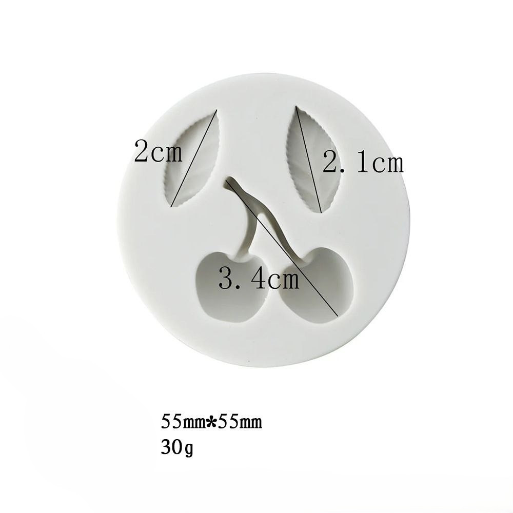 Молд силиконовый Вишня 55 мм серый Киев - изображение 4