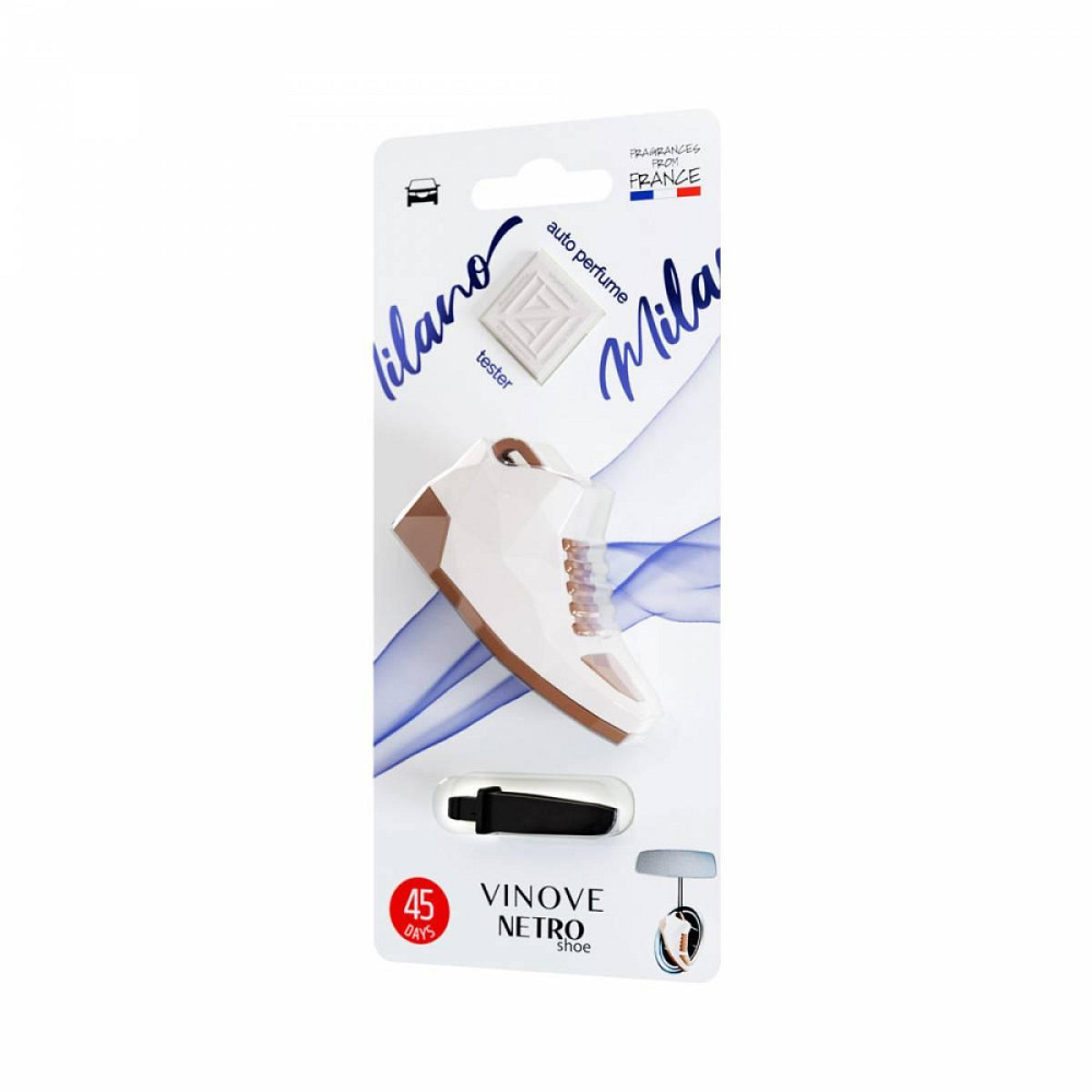 Ароматизатор для автомобіля VINOVE Milano V24-14 Nitro Shoes — яскравий фруктово-пряний аромат із сучасним спортивним характером Ковель - фото 1