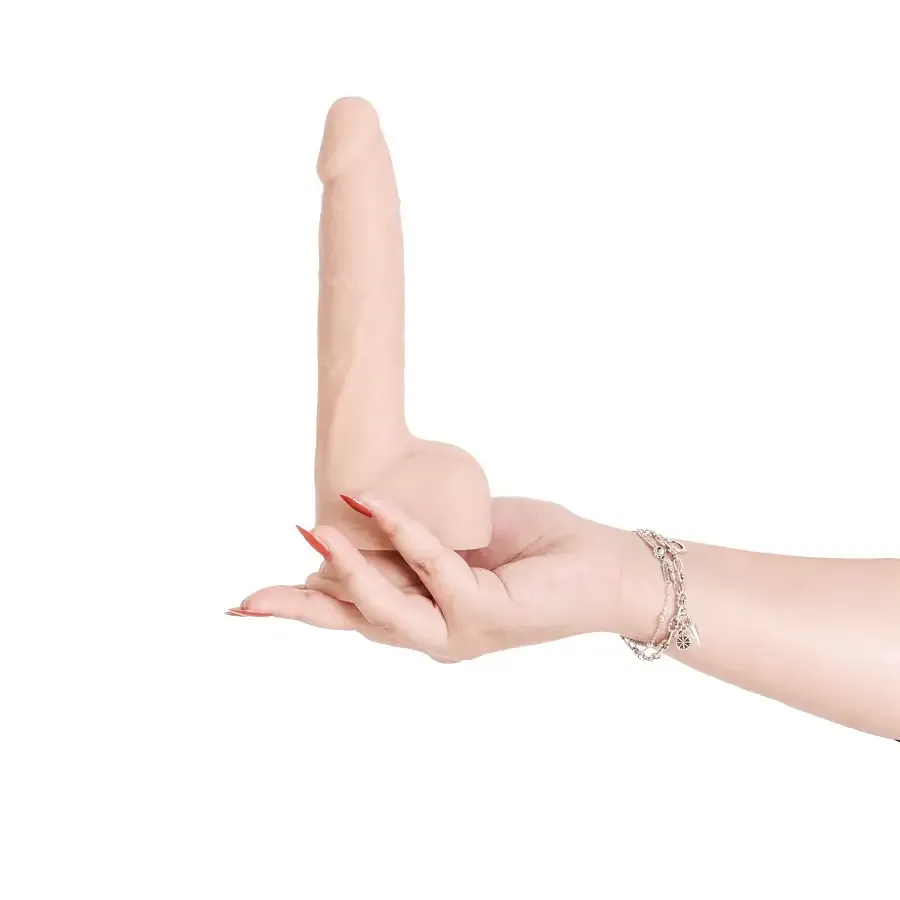 Фалоімітатор із пульсацією Addiction Naked Addiction 8.5” Thruster - Vanilla Львов - изображение 8