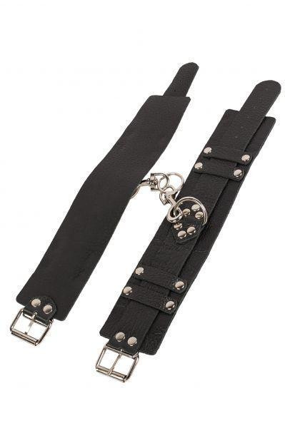 Оковы Leather Dominant Leg Cuffs, Black Sex Aura Київ - фото 2