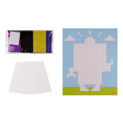 Набор для творчества 1 вересня Пиксельный Робот Аппликация стикерами из фоамирана ЭВА (954581) Винница - изображение 2