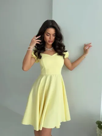 Женское платье из костюмной ткани — стильное базовое платье | still_v_moda Одесса