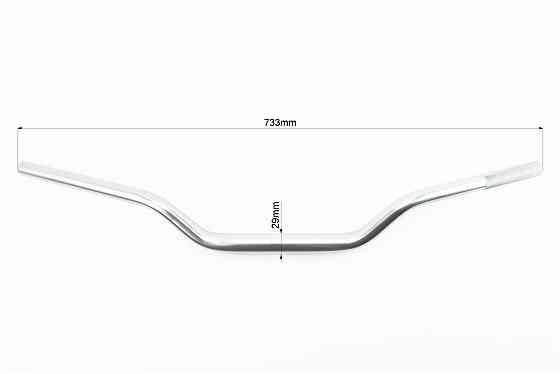 Кермо універсальне (кріплення d-29мм) TUNING, ГРАФІТОВИЙ Киев