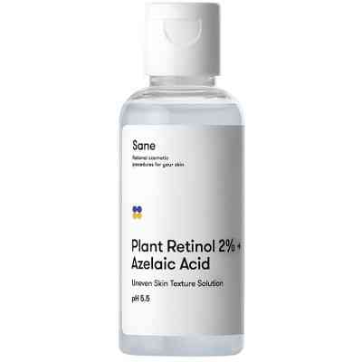 Тоник для лица Sane Plant Retinol 2% + Azelaic Acid С растительным ретинолом 50 мл (4820266830557) Винница