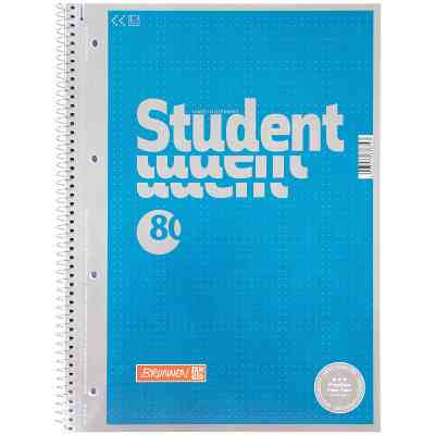 Зошит Brunnen Коледж-блок А4 Premium крапка 80 аркушів блакитний (10 671 47) Вінниця