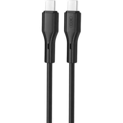 Дата кабель USB-C to USB-C 1.0m NB-Q231B 60W Black XO (NB-Q231B-BK) Вінниця - фото 1