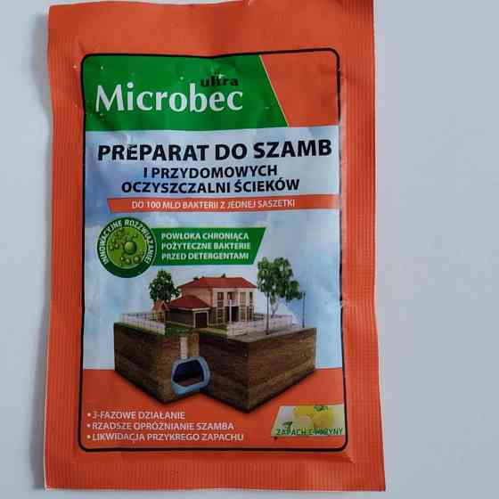 Біопрепарат Microbec для туалетів, септиків, вигрібних ям 25 г – ефективне очищення без запаху Харків