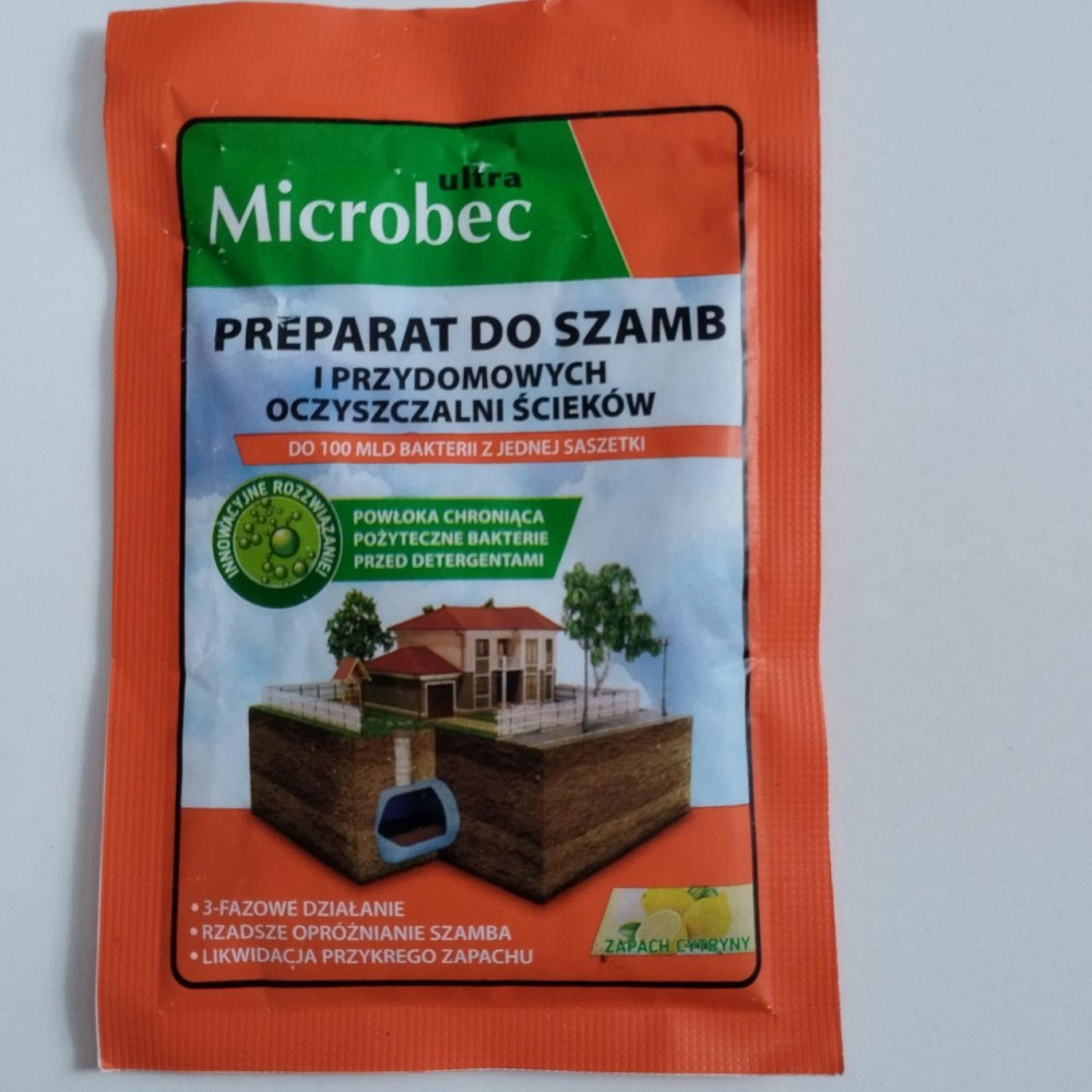 Біопрепарат Microbec для туалетів, септиків, вигрібних ям 25 г – ефективне очищення без запаху Харків - фото 2